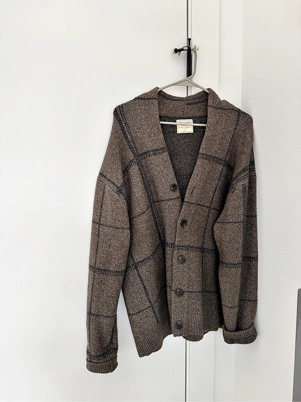Abercrombie Men's Plaid Cardigan Size Medium